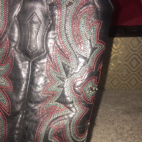 Lightly Worn Black Corral Boots - Picture 3 of 4